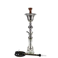Khalil Mamoon Sharqawi Ice Silver 34" Hookah Set
