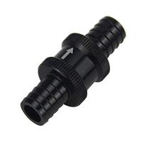 PQY 9/16" 14mm Non Return One Way Fuel Check Valve Aluminium Alloy Petrol Diesel