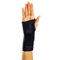McKesson  Wrist Splint Procare  ComfortFORM™ Aluminum Stay Foam / Lycra Left Hand Black X-Large