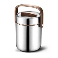 Bowl Bento Box Vacuum Super Long Insulated Lunch Box Multi-Layer Stainless Steel Portable Portable Barrel Household Lunch Box 12H Insulation Container 1.6L2L Hotel tableware home noodles boiled fish s