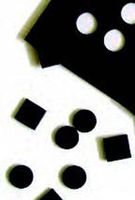 Dycem non-slip self-adhesive feet (5/8" diameter) 12 each, black