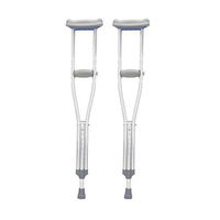 SRSGF Adjustable Height Axilla Crutches,Ergonomic,for Slightly Disabled Lower Limbs or Injured Lower Limbs(1 Pair),L