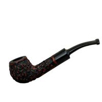 Gasparini Maxim Domino Petite Briar Rustic matt Pocket Size Tobacco Smoking Pipe 02