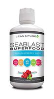 Lean & Pure Sea Blast Superfood, Vegan, Non GMO, Gluten Free, Supports Digestive Health, Aids Immune System, 32 Ounce, Cran-Raspberry Flavored Shot
