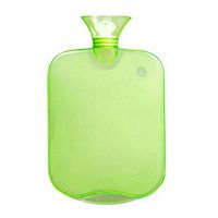 Hot Water Bottle with Cover, 2000ml Winter Clear High Density Thick Pocket Hot-Water Bag Bottle Hand Pouch Green