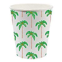 Slant Palm Tree Paper Cups