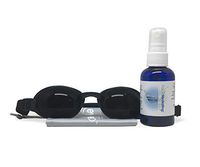 Onyix Silicone Hydrating Sleep Mask Bundle with Soothing Eye Mist for Dry Eyes at Night (Black)