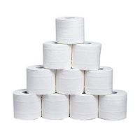 10pc Rolls White Toilet Paper, Smooth Soft Professional Series Premium 3-Ply Toilet Paper, Rapid Dissolving Toilet Paper