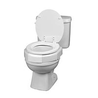 Maddak SP Ableware Elevated Toilet Seat with Open/Closed Front, Secure Bolt