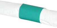 Evergreen N9S268 Paper Napkin Standard Band, 4-1/4" Length x 1-1/2" Width, 0.004" Thick, Teal (Box of 2500)