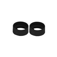 BoliOptics Microscope Eyepiece Eyeshields or Eye-Guards, Professional Quality Microscope Eye Cups, 34mm Diameter Mounting Size, Rubber, Black (Pair) SZ05013911