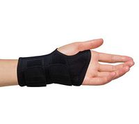 Carpal Tunnel Wrist Brace for Men and Women - Day and Night Therapy Support Splint for Relief of Arthritis, Wrists, Arm, Thumb and Hand Pain - Adjustable Straps (Left Hand - Small-Medium)