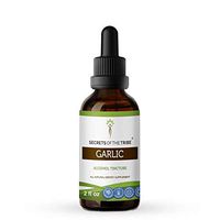 Garlic Tincture Alcohol Liquid Extract, Organic Garlic (Allium sativum) Dried Powder (2 FL OZ)
