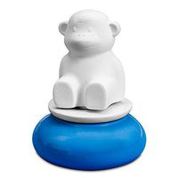 Monkey, Wicking Aroma Diffuser | Portable Ceramic and Porcelain Diffuser for Essential Oils | Small Décor for Home or Office | 2 Weeks per Fill, 15mL Reservoir | No Electricity or Water Required