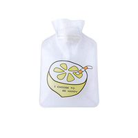 IMSHI Pack of 2 Cuddly Mini Hot Water Bottle/Hand Warmer - Cute Water Injection Hot Water Bottle Cartoon Mini Hand Warmers Mini Explosion-Proof Portable Hot Water Bottle