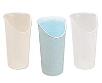 Nosey Cutout Glass, Each, No-Tilt Drinking Glass, Reduces Risk of Aspiration (745930013)