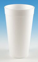 Disp. Cold/Hot Cup, 20 oz, White, PK500