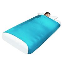 Sensory Compression Bed Sheet for Kids - Breathable, Stretchy, Deep Pressure Snuggle Pouch for Relaxing & Comfortable Sleeping (Full Size, Turquoise) - Wash Bag Included