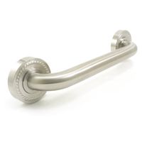 WingIts WPGB5SN12ROP Platinum Rope, 12-Inch Length x 1.25-Inch Diameter Grab Bar, Satin Stainless