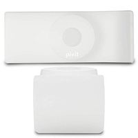 Pivit Walker Ski Glides | White | Pack of 2 | Handy Coasters Slide Easily and Smoothly Over Most Surfaces | Compatible With All 1" Walker Feet | Easy Senior Use Plus Last Much Longer Than Tennis Balls