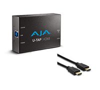 Aja U-TAP-HDMI-R0 HD/SD USB 3.0 Capture Device with Hosa HDMA-403 High Speed HDMI Cable, 3 ft.