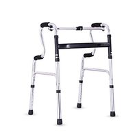 GYZ GY Elderly Walker, Aluminum Alloy Disabled Walking Foldable Lightweight Easy to Carry, Suitable for Family and Outdoor Medical Supplies (Color : A)