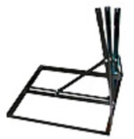 NPR6B Non Penetrating Roof Mount 2" Inch Mast Adjustable for SlimLine and Satellite Dish Antenna Steel Powder Coated Frame Base Roof Slim Line Mount