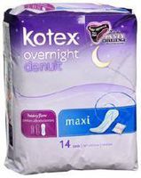 Kotex Maxi Overnights, 14 Per Bag