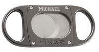 Xikar-M8 Metal Body Cigar Cutter with Free Engraving (Gunmetal)