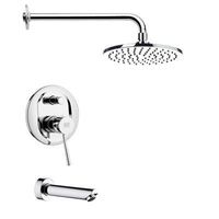Remer TSF2151-CR TSF2151 Peleo Sleek Tub and Shower Faucet, Polished Chrome