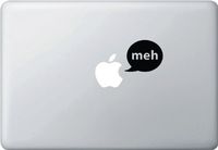 Yadda-Yadda Design Co. Speech Bubble - Meh - Graphic Vinyl Decal Sticker