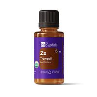 N8 Essentials Tranquil USDA Certified Organic Essential Oil Blend with Lavender, Ylang Ylang, Marjoram, Vetiver, and Orange, 15 ml