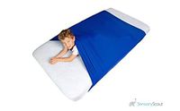 Sensory Scout Compression Blanket for Kids & Adults, Queen Bed, Deep Therapeutic Pressure for Sleep, Lightweight and Stretchy Breathable Fabric, Weighted Blanket Alternative