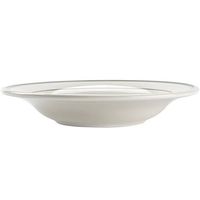 Yanco GB-105 Green Band Pasta Bowl, 16 oz Capacity, 10.5" Diameter, China, American White Color, Pack of 12