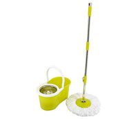 Magic Mop 360 Rotating Wring Replaceable Household Bucket Cleaning Tool Floor Window Smart Spin Home House Rag Napkins in,Green