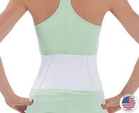 NYOrtho Tapered Abdominal Binder Compression Wrap - Breathable Stomach Support Post Injury or Surgery- with Contoured Body-Specific Design - 60-66 Inch