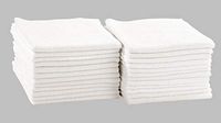 DRI Professional Extra-Thick Microfiber Cleaning Cloth 24 Pack White (16IN x 16IN, 300GSM, Commercial Grade All-Purpose Microfiber Highly Absorbent, LINT-Free, Streak-Free Cleaning Towels)