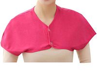 George Jimmy Prevent Arthritis Pain Thin Shoulder Warmers Cardigan Shrug XXL Size(Red)