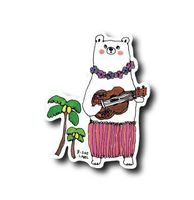 Japanese Funny stickers" Aloha bear"
