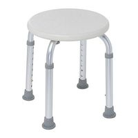 Shower Stool, Adjustable Shower Chair, Medical Tool Free Anti-Slip Bathtub Seat Bench Height is Adjustable of 14 to 21 (Silver)