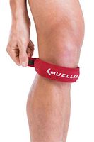 Mueller Jumper's Knee Strap, Red, One Size Fits Most | Single Strap Knee Brace