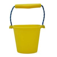 Beach Toys Bucket Foldable Silicone Pail Collapsible Sand Buckets Shower Bath Pour Bucket Hand-held Barrel