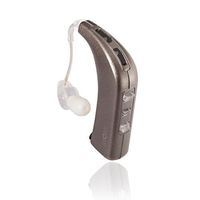 Bluetooth Personal Sound Amplifier - Sound World Solutions Sidekick Model: HD100-PSA (One Ear, White Gold Metallic)