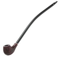Gstar 16" Long Pear Wood Churchwarden Wooden Pipe with Cleaning Tool Kit and Gift Box