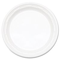 DART 9PWFPK Famous Service Plastic Impact Dinnerware Plate 9-Inch White 125/Pack