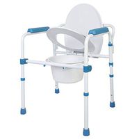 Yjyxzy Bath Chair Adjustable Shower Chair Non-Slip Bath Stool Portable Bath Chair with Portable Toilet Chair for Adult Pregnant Women and Disabled Bathtub Chair Can Bear 180kg Shower Bench