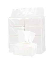 GabeFish Facial Tissue in Plastic Package Bulk, 6.4 x 4.9 in (16.5 x 12.5cm) per Sheet, 3-Ply, 4 Packs, 135 Tissues Per Pack (540 Sheets Total)