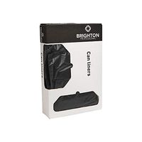 Brighton Professional Heavy Plus Strength Liners; Black, 20-30 Gallon, 200/Case