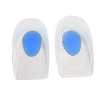Silicone Gel Heel Cups Heel Cushion Pain Relief Heel Pads for Plantar Fasciitis & Bone spur, Medical Grade Silicone Material, Unisex. 3 Size (M(38 41))