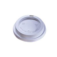 [1000 Count] Standard Size Premium White lids for hot Paper Cups- Plastic, Recycle, Heat-Protector, Insulated. (White, 1000)